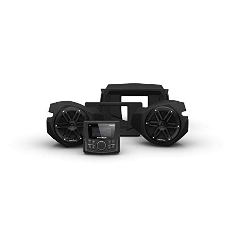 Rockford Fosgate RZR14-STG1 Audio Kit: PMX-1 Receiver & M0 Series Front Speaker Kit for Select Polaris RZR Models (2014-2021) Rockford Fosgate RZR14-STG1 Audio Kit: PMX-1 Receiver & M0 Series Front Speaker Kit for Select Polaris RZR Models (2014-2021)